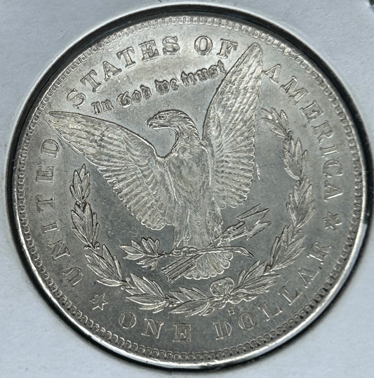 1878-S Morgan Silver Dollar – High AU Slider AU55-AU58 – Sharp Details & Strong Luster