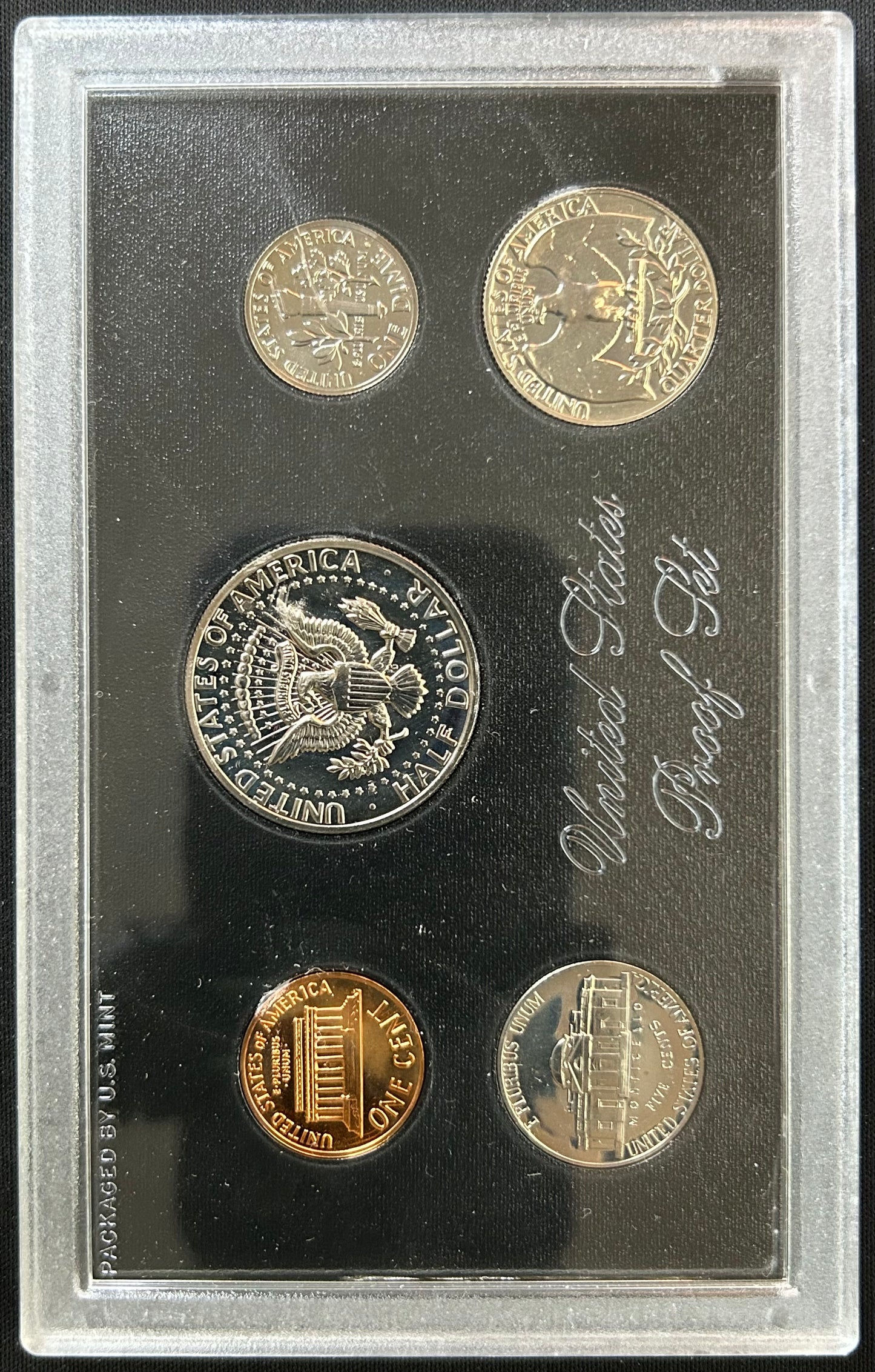 1971-S U.S. Mint Proof Set (San Francisco) | Original Hard Case | Deep Cameo Mirror Finish Coins