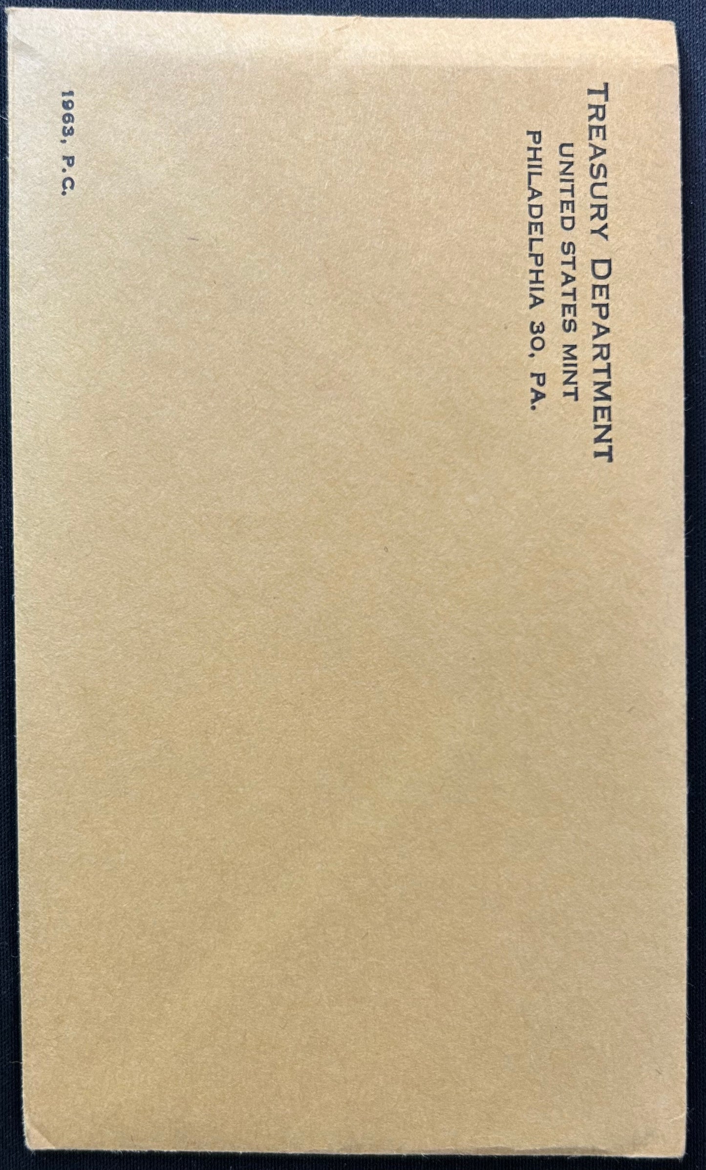 1963 U.S. Mint Uncirculated Silver Coin Set (Philadelphia Mint) | Original Sealed Treasury Envelope