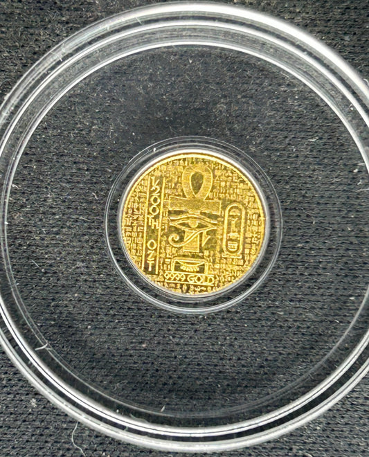 1/200th Oz of Gold Egyptian Eye of Ra
