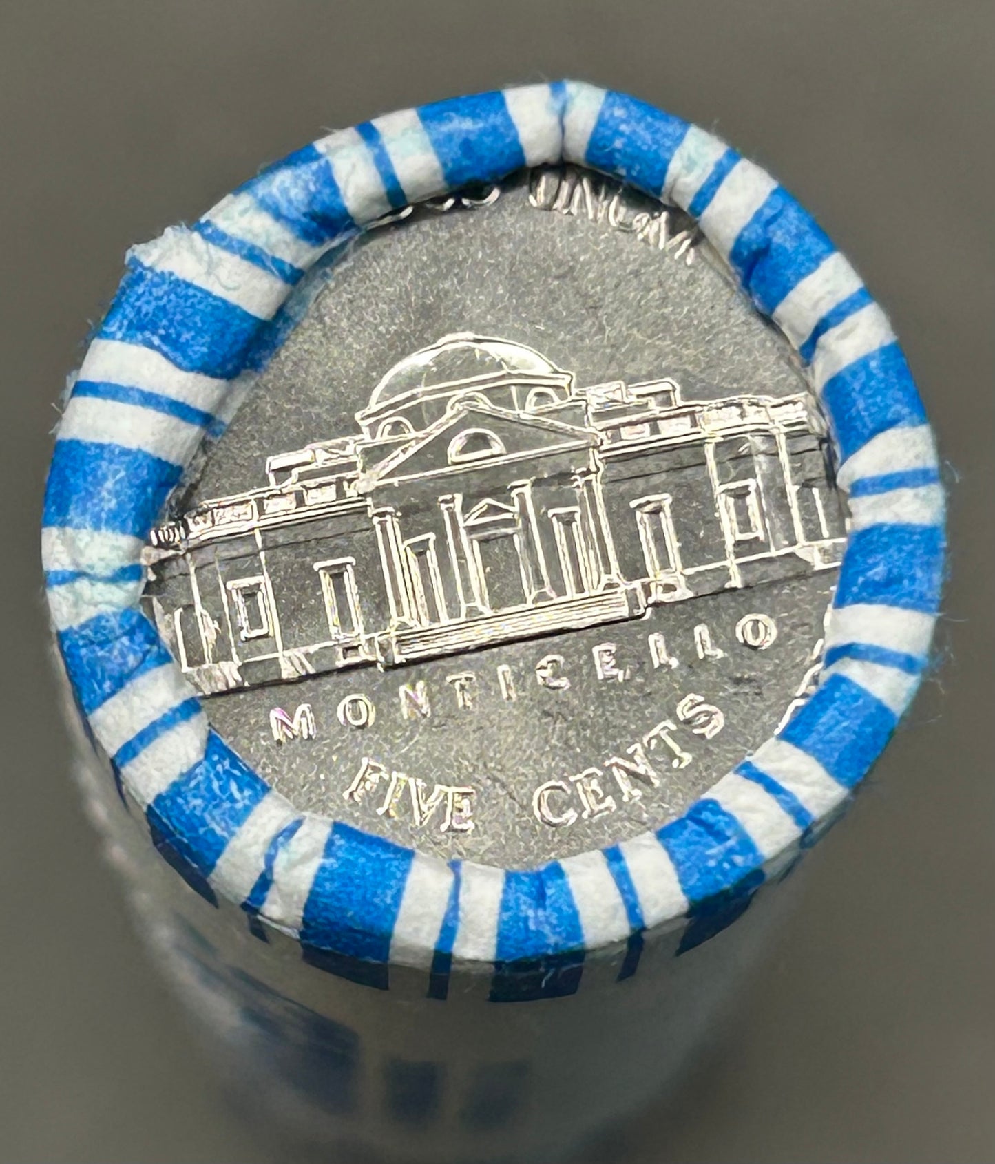 2025-D Jefferson Nickel $2 Roll – Uncirculated BU – Brand New Unopened Roll