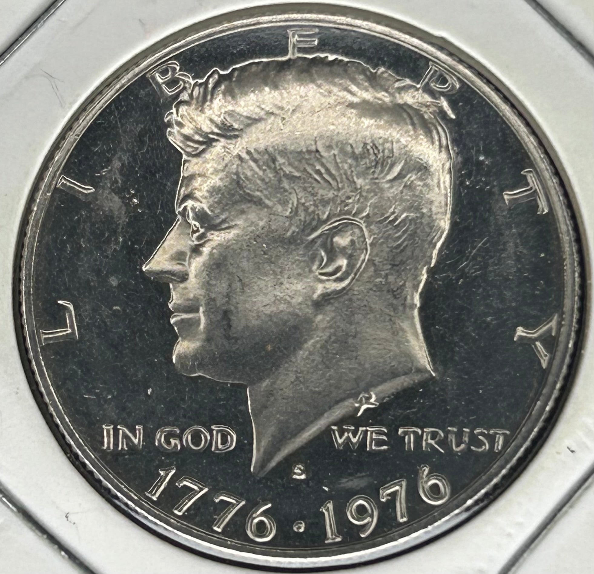 1976-S Kennedy Half Dollar – Deep Cameo Proof – Bicentennial PF66
