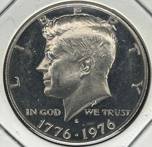 1976-S Kennedy Half Dollar – Deep Cameo Proof – Bicentennial PF66–PF68 DCAM