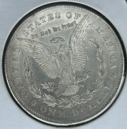 1878-S Morgan Silver Dollar – High AU Slider AU55-AU58 – Sharp Details & Strong Luster