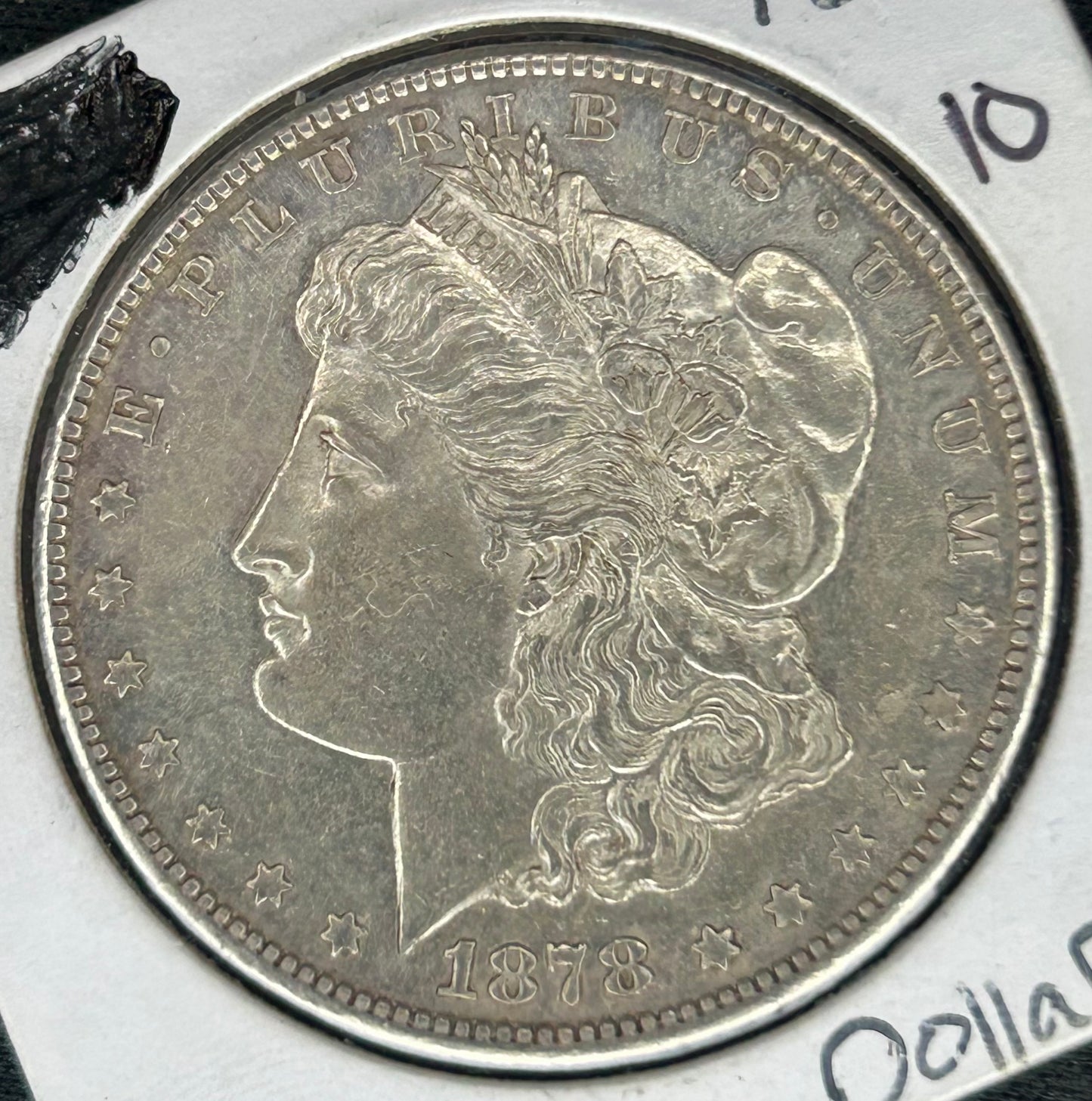 1878-S Morgan Silver Dollar – High AU Slider AU55-AU58 – Sharp Details & Strong Luster
