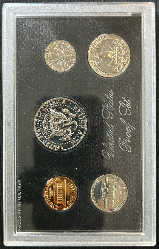1971-S U.S. Mint Proof Set (San Francisco) | Original Hard Case | Deep Cameo Mirror Finish Coins