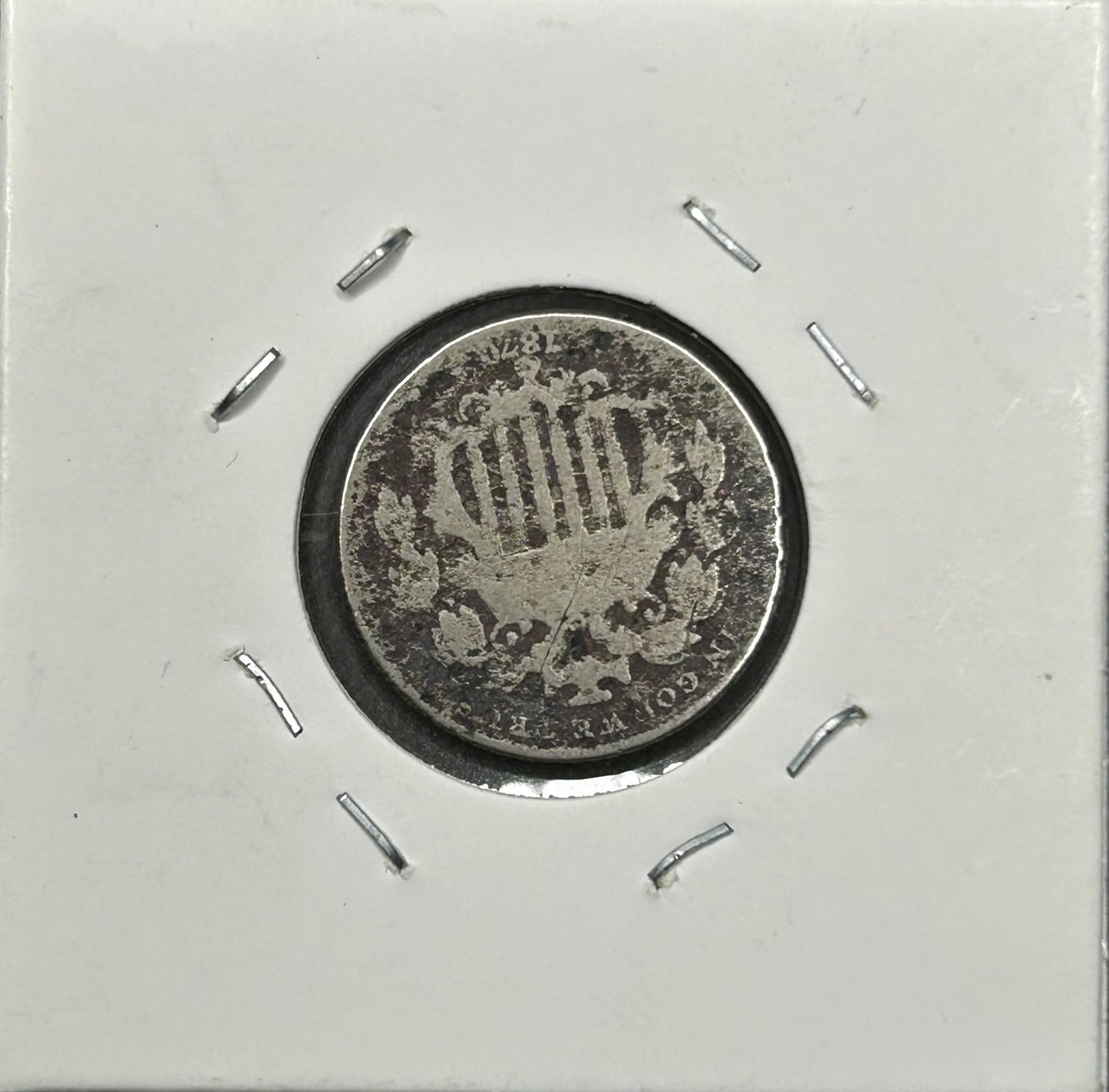 1870 Shield Nickel – AG-3 About Good – Rare 19th Century U.S. 5¢ Coin