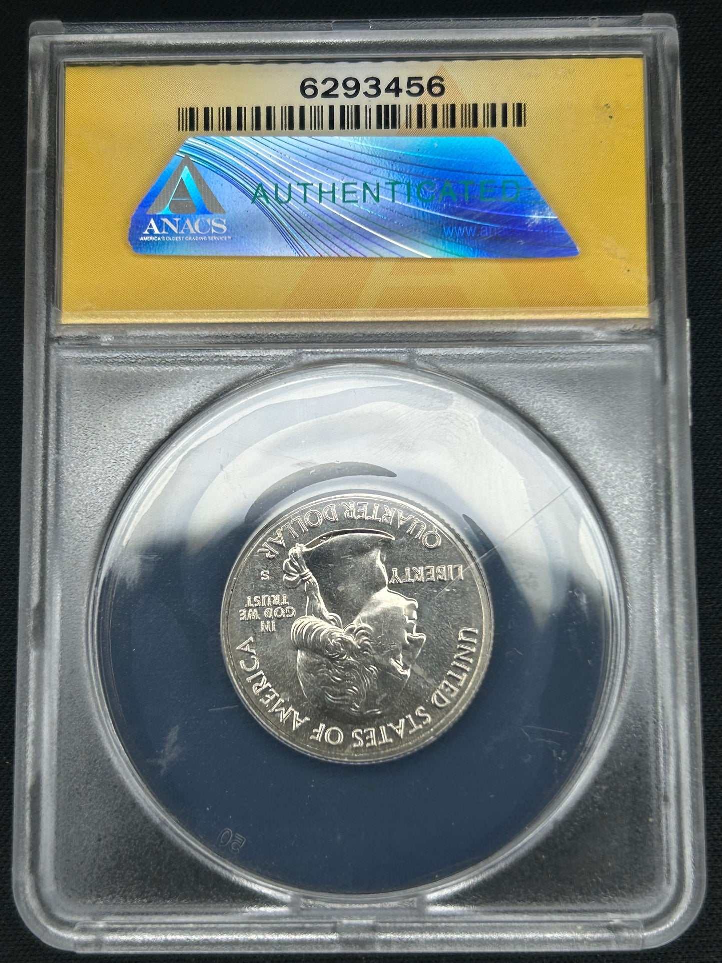 2018-S Cumberland Island Quarter graded MS66 by ANACS - Brilliant Uncirculated