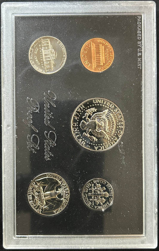1972-S U.S. Mint Proof Set (San Francisco) | Original Hard Case | Deep Cameo Mirror Finish Coins