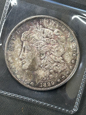 1889 Morgan Dollar – Philadelphia Mint 90% Silver $1 Coin