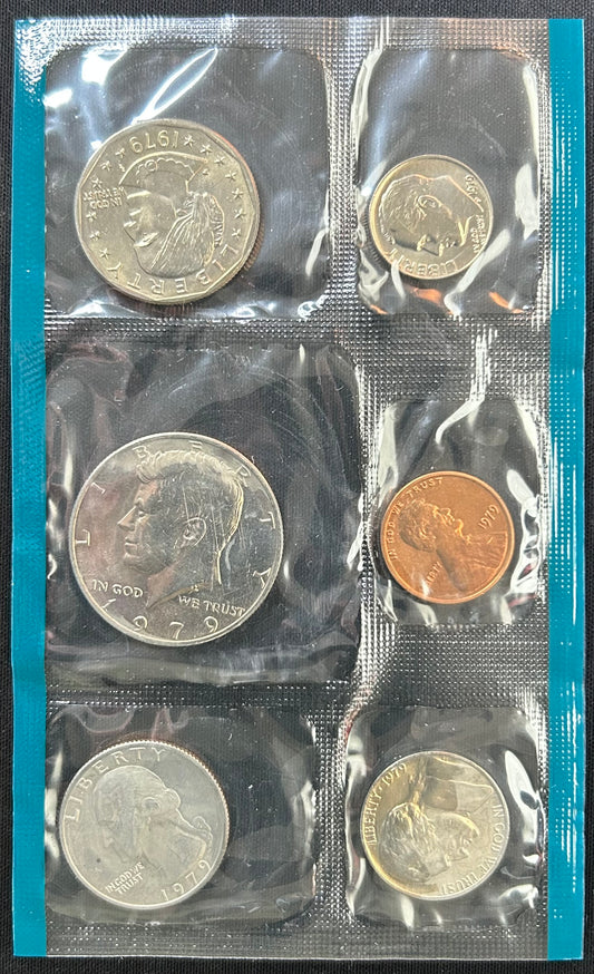 1979 U.S. Mint Uncirculated Coin Set (P & D Mints) | Original Government Packaging