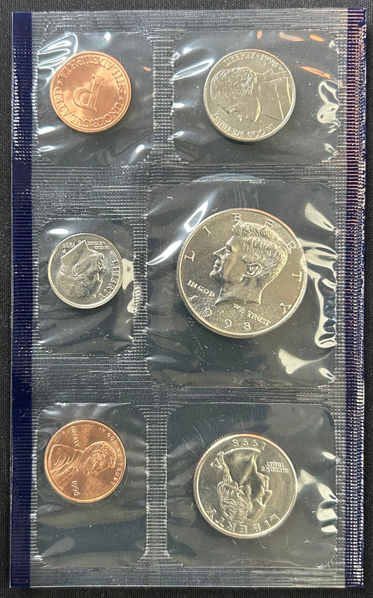 1998 U.S. Mint Uncirculated Coin Set (P & D Mints) | Last Heraldic Eagle Quarter Design | Original Packaging