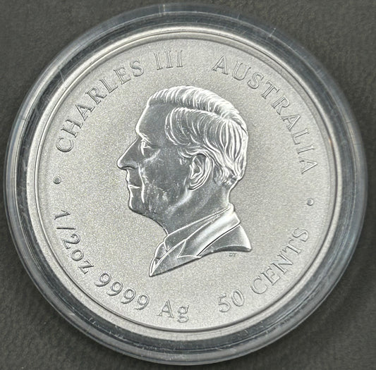 2026 Australia 50 Cent Year of the Horse – .999 Fine Silver – Lunar Series – Brilliant Uncirculated