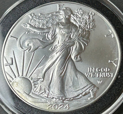 2024 American Silver Eagle $1 – 1 oz .999 Fine Silver ASE Bullion Coin