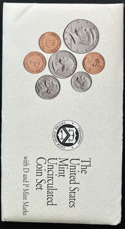 1992 U.S. Mint Uncirculated Coin Set (P & D Mints) | Original Government Packaging