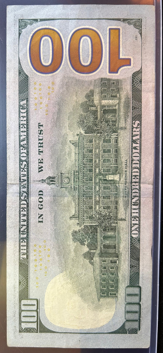 2013 $100 Birthday Note – Serial MI19921114A – November 14th, 1992 | Rare Collectible Bill